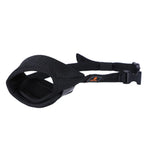 Black dog muzzle on a white background