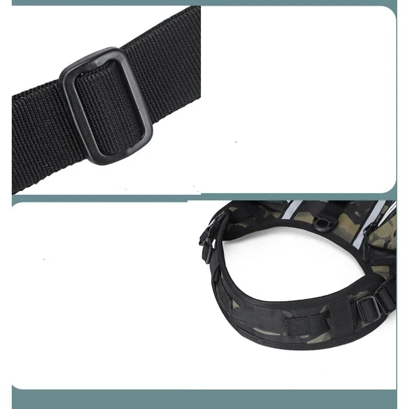 Black belt with a buckle on a white background