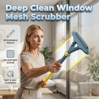 Telescopic Window Cleaner | High-Density Pad, Reaches High Windows
