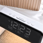 3-in-1 Alarm Clock | Wireless Charger & Dimmable Night Light