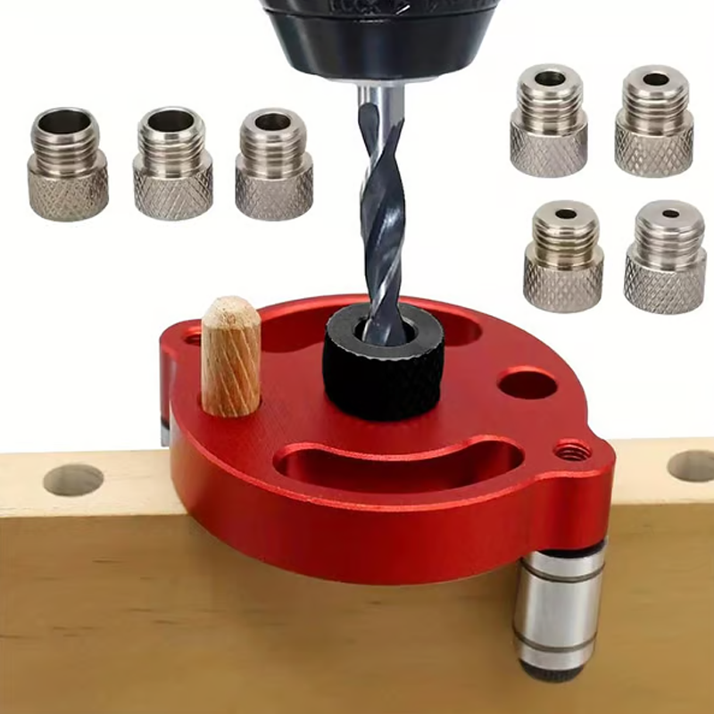 Self-Centering Drill Guide | Aluminium Alloy for Wood Joints
