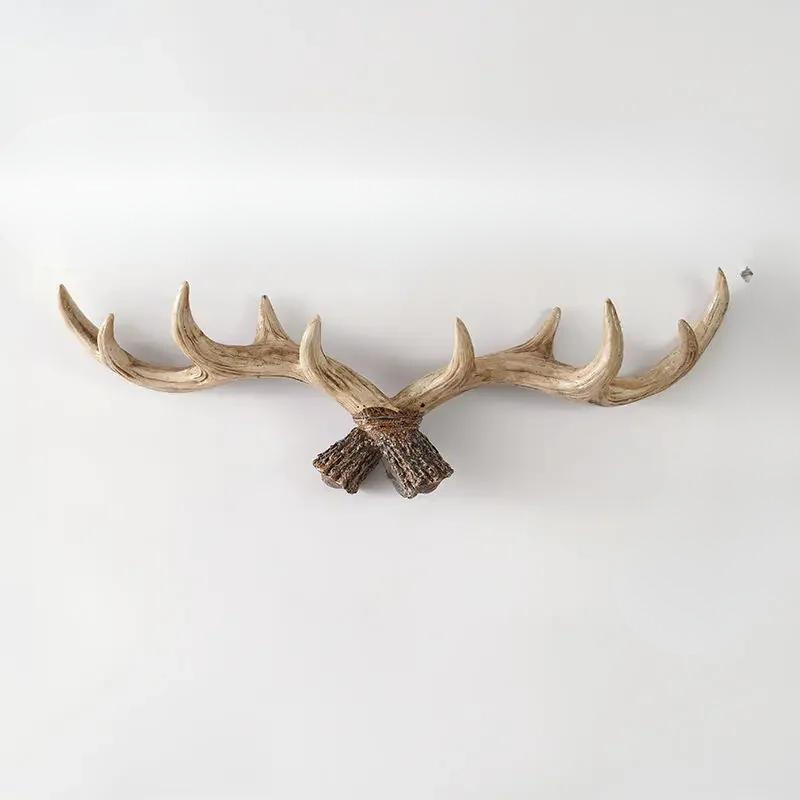 Decorative antlers on a white background