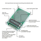 Technical diagram of a device with labeled components on a white background