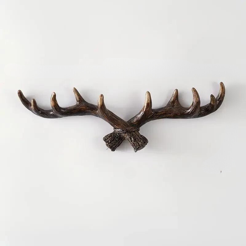 Decorative antlers on a white background