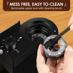 Coffee Grinder | 28 Settings, Flat Burrs, Anti-Static, 2-12 Cups, Espresso to French Press