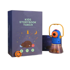 Children's storybook torch with packaging on a white background