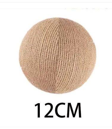 Beige ball of yarn with '12CM' text on a white background