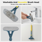 Telescopic Window Cleaner | High-Density Pad, Reaches High Windows