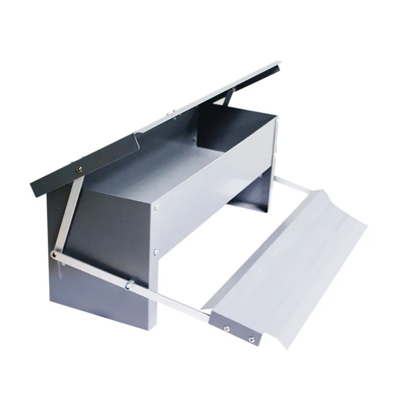Metallic duct system on a white background