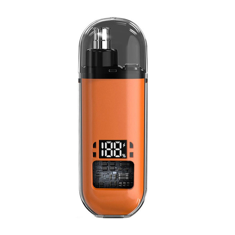 Nose and Ear Hair Trimmer with LED Display | Painless Rounded Blade