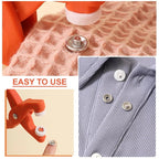 Snap Fasteners Set with Pliers | Stainless Steel, Rustproof, 100 or 200 Pieces