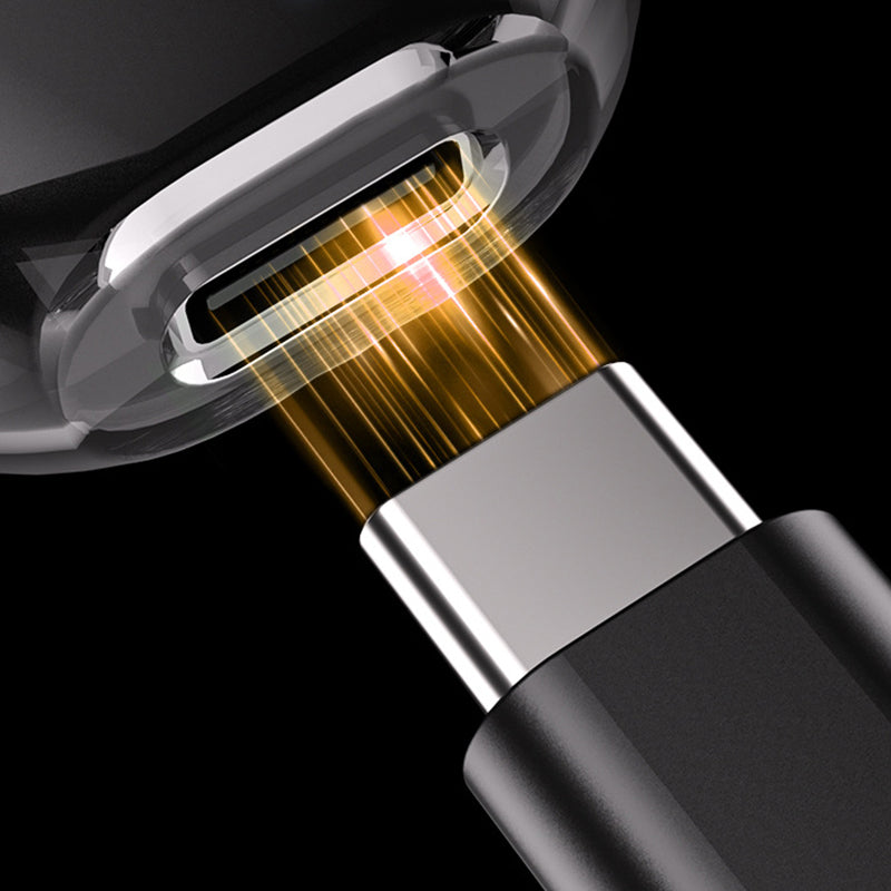 Nose and Ear Hair Trimmer with LED Display | Painless Rounded Blade