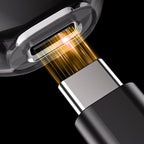 Nose and Ear Hair Trimmer with LED Display | Painless Rounded Blade