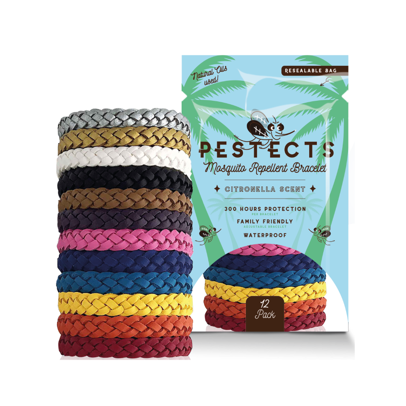 Mosquito Repellent Bracelet with Citronella | 300 Hours of Natural Protection