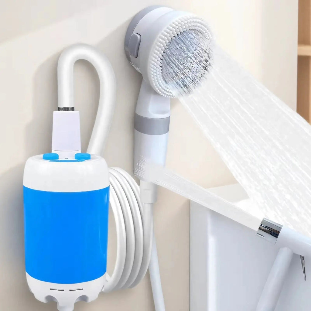 USB Rechargeable Camping Shower | Portable with Adjustable Water Jet