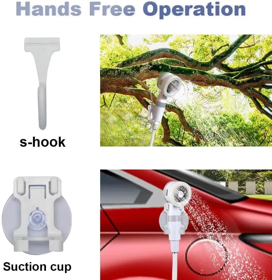 USB Rechargeable Camping Shower | Portable with Adjustable Water Jet