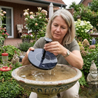 Solar Fountain Pump with 8 Nozzle Attachments | No Cables or Batteries
