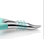 Ergonomic Nail Clippers for Seniors | With Splash Guard, Curved Blades