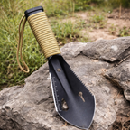 Multifunction Garden Shovel | Hardened Steel, Serrated Edge, Compact