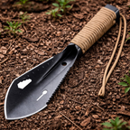 Multifunction Garden Shovel | Hardened Steel, Serrated Edge, Compact