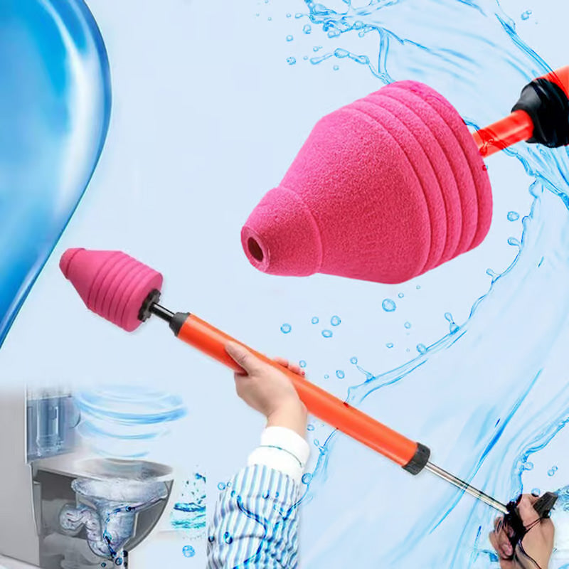 High-Pressure Drain Cleaner Pump | For Toilets, Sinks & Showers