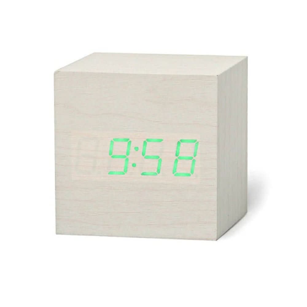 LED Cube Alarm Clock | Time, Date & Temperature on One Screen
