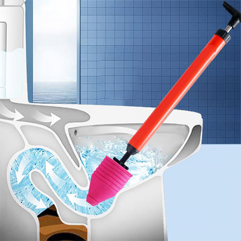 High-Pressure Drain Cleaner Pump | For Toilets, Sinks & Showers