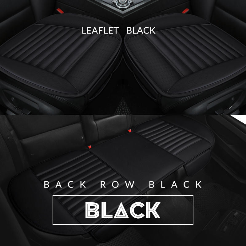 Ergonomic Car Seat Cushion | Anti-Slip, Breathable PU Leather