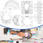 Acrylic Quilt Template Set | 6 Professional Sewing Patterns for Patchwork