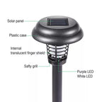 LED Solar Mosquito Lamp with UV Light | Chemical-Free, Automatic Solar Operation