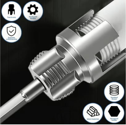 Aluminium Pipe Threader | Cuts Internal & External Threads