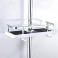Clamp-On Shower Shelf | Stainless Steel, Holds 5kg, Rust-Free