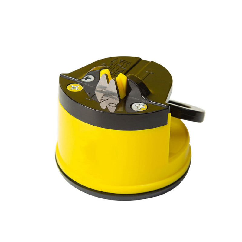 Yellow and black tool on a white background