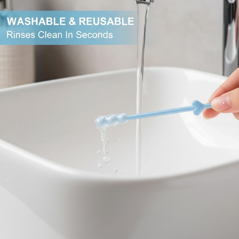 Reusable Ear Cleaner | Sticky Tip, Gentle, 24 Pieces per Set