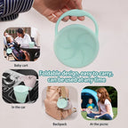 Silicone Snack Cup for Kids | Leak-Proof Lid, BPA-Free