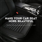 Ergonomic Car Seat Cushion | Anti-Slip, Breathable PU Leather