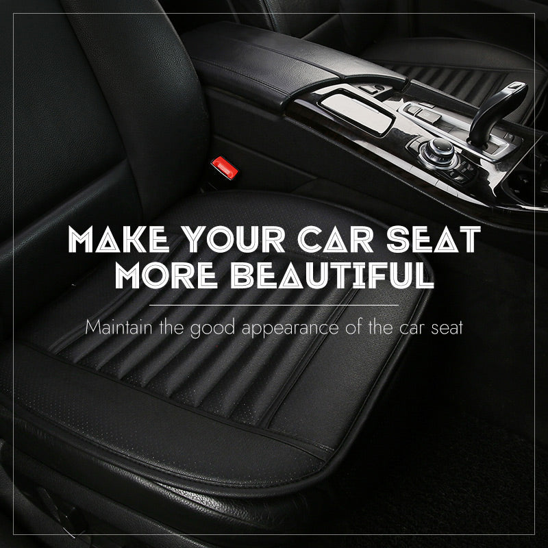 Ergonomic Car Seat Cushion | Anti-Slip, Breathable PU Leather