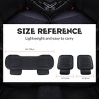Ergonomic Car Seat Cushion | Anti-Slip, Breathable PU Leather