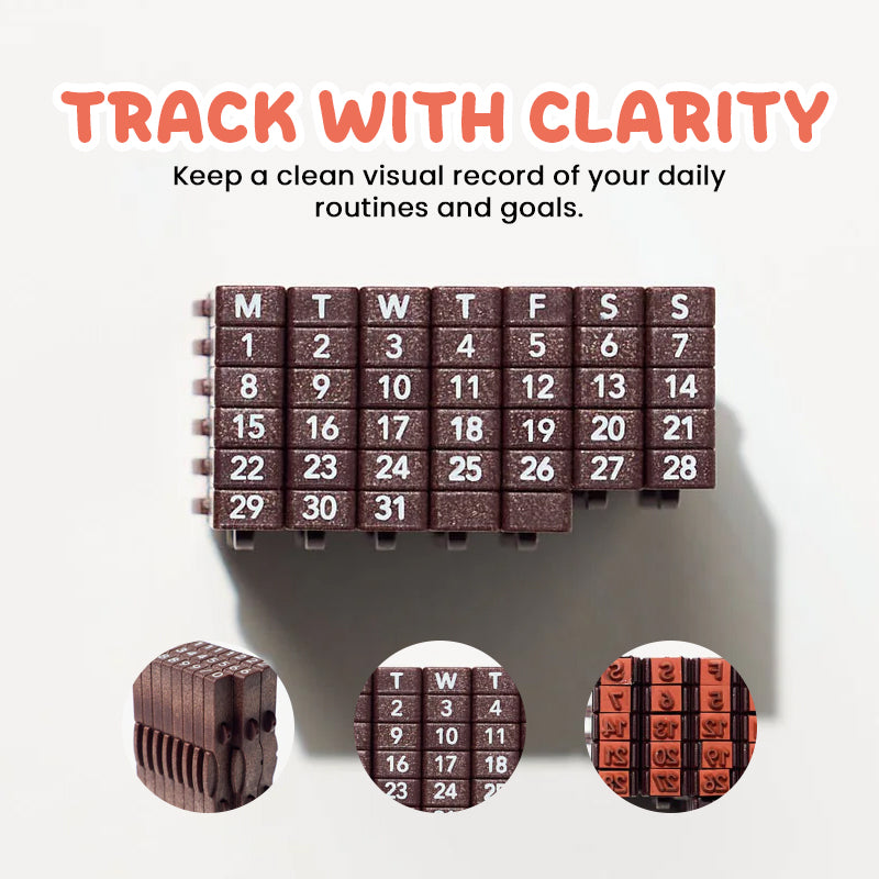 Calendar Stamp for Planners | 5 Versions for Bullet Journals