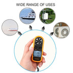 Digital Wind Meter with LCD Display | for Sailing, Hiking & Fishing