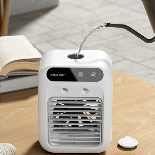 USB Mini Air Cooler | 1800mAh, Water Mist, 3.7 Hours Runtime