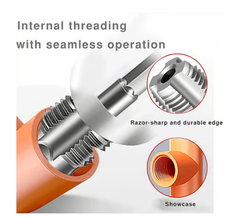 Aluminium Pipe Threader | Cuts Internal & External Threads