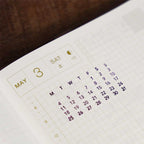 Calendar Stamp for Planners | 5 Versions for Bullet Journals