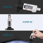 Digital Tyre Tread Depth Gauge | LCD Display, 0.01mm Accuracy