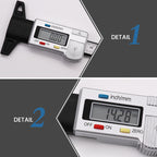 Digital Tyre Tread Depth Gauge | LCD Display, 0.01mm Accuracy