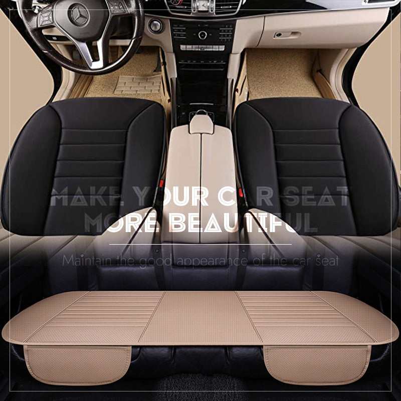 Ergonomic Car Seat Cushion | Anti-Slip, Breathable PU Leather