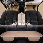 Ergonomic Car Seat Cushion | Anti-Slip, Breathable PU Leather