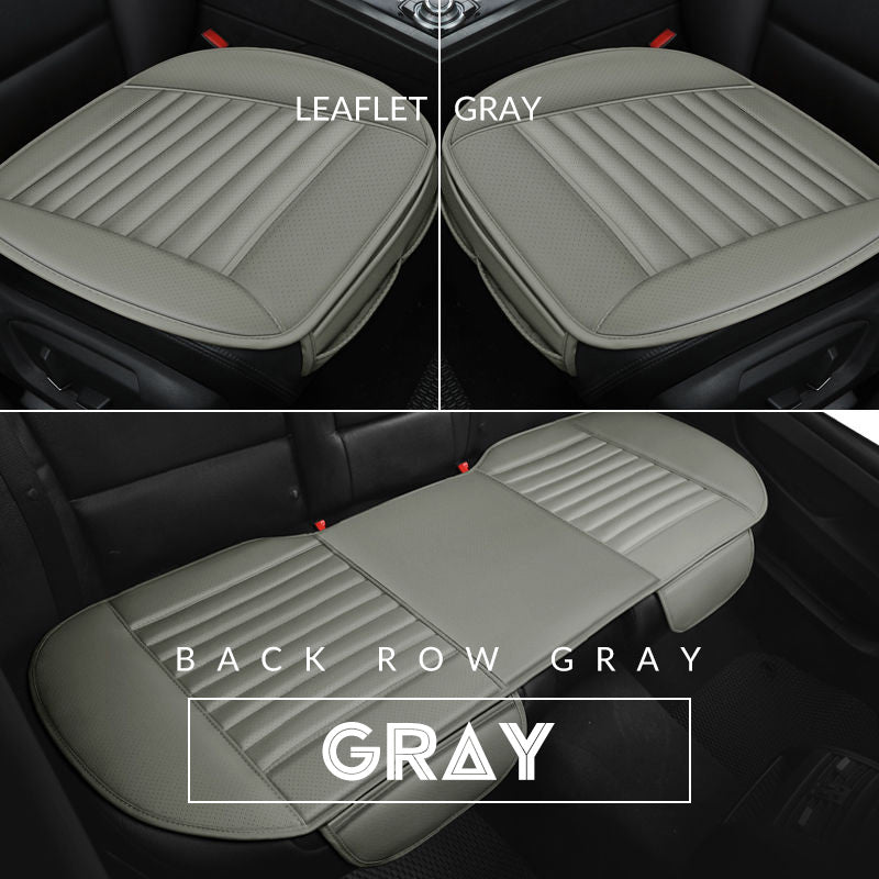 Ergonomic Car Seat Cushion | Anti-Slip, Breathable PU Leather