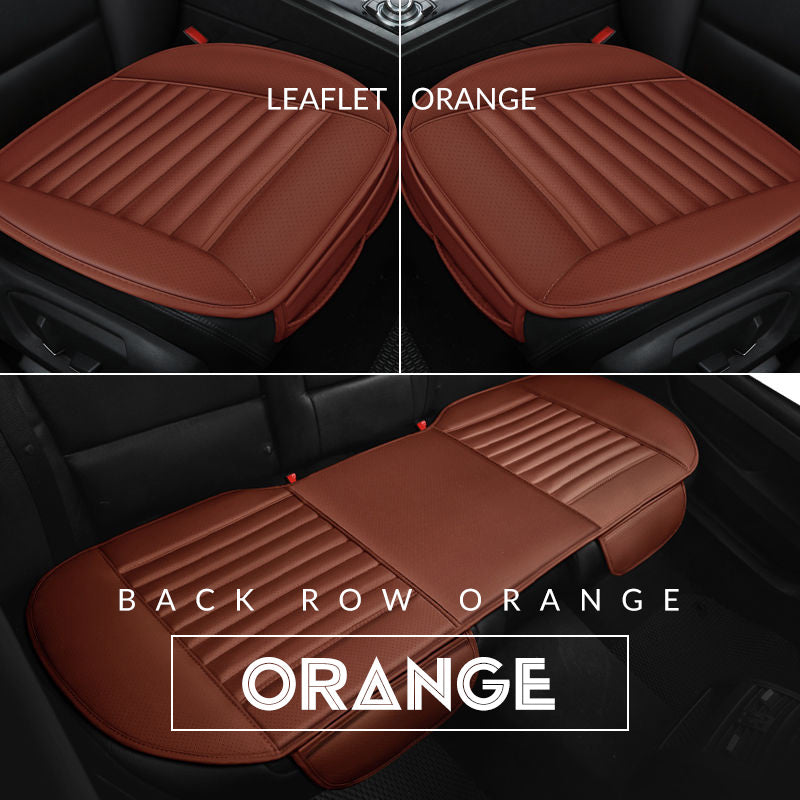 Ergonomic Car Seat Cushion | Anti-Slip, Breathable PU Leather