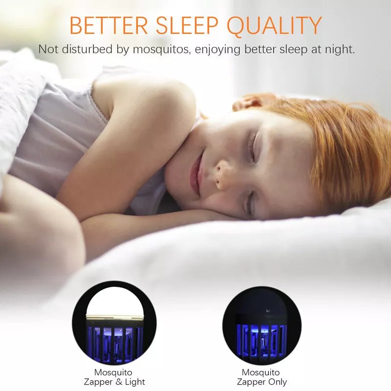 LED Solar Mosquito Lamp with UV Light | Chemical-Free, Automatic Solar Operation